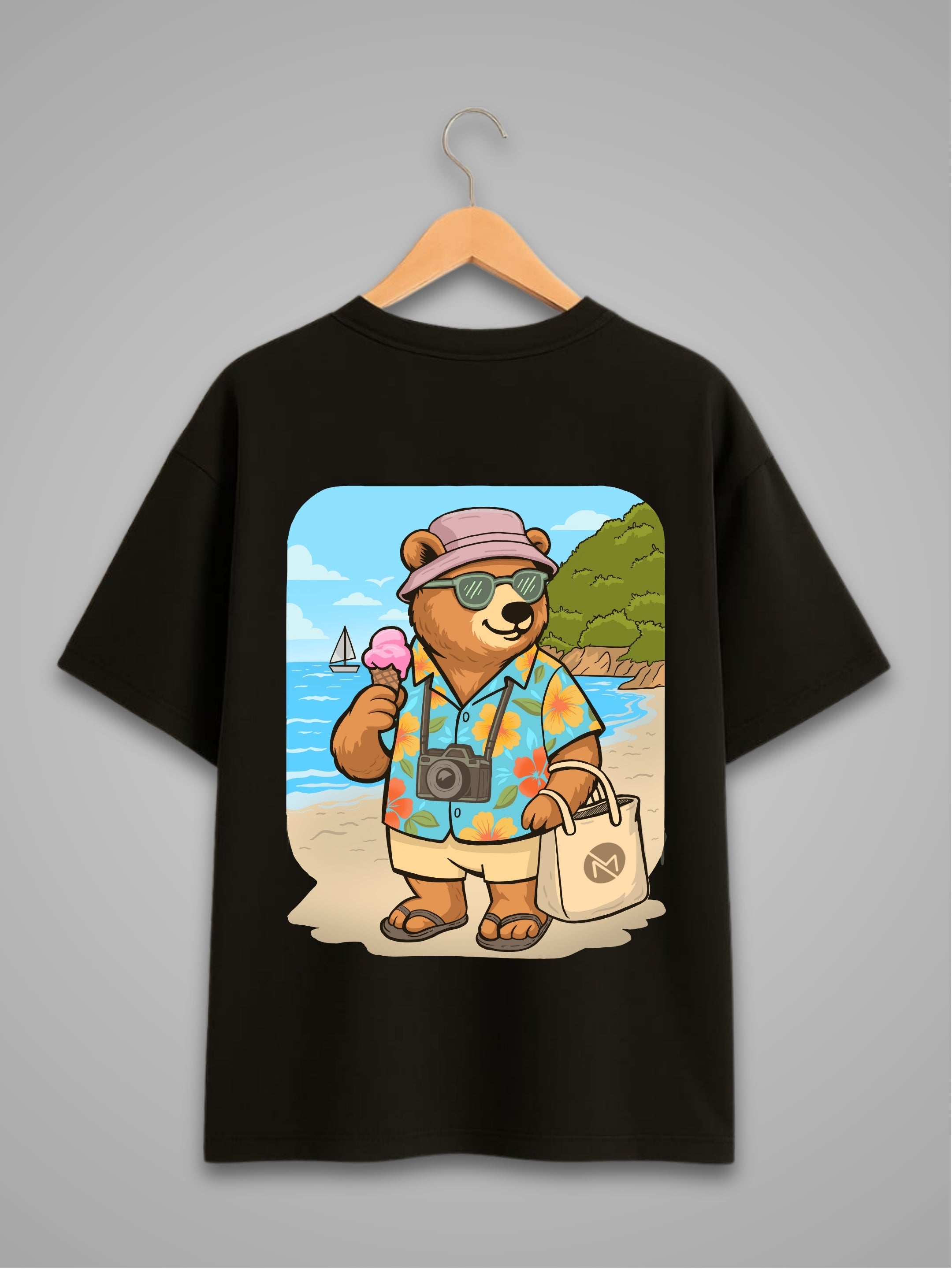 Beach Bear Oversized Tee